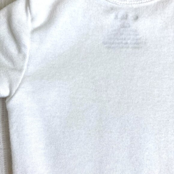White Carter's Newborn Bodysuits Bundle - Picture 3 of 6